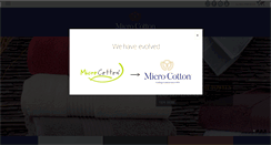 Desktop Screenshot of microcotton.com