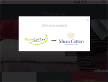 Tablet Screenshot of microcotton.com